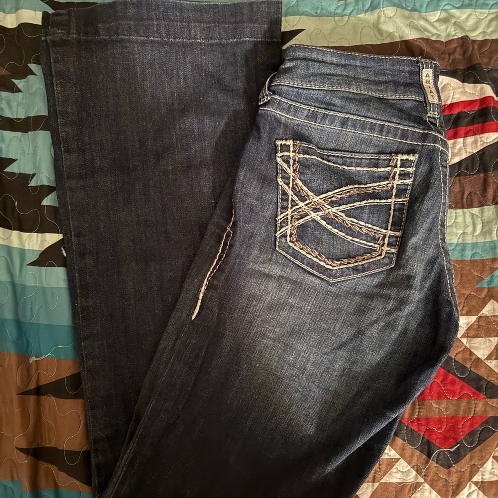 Ariat Women's Dark Blue Boot Cut Jeans